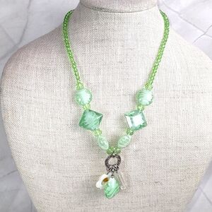 Safari Murano Art Glass Charm Necklace